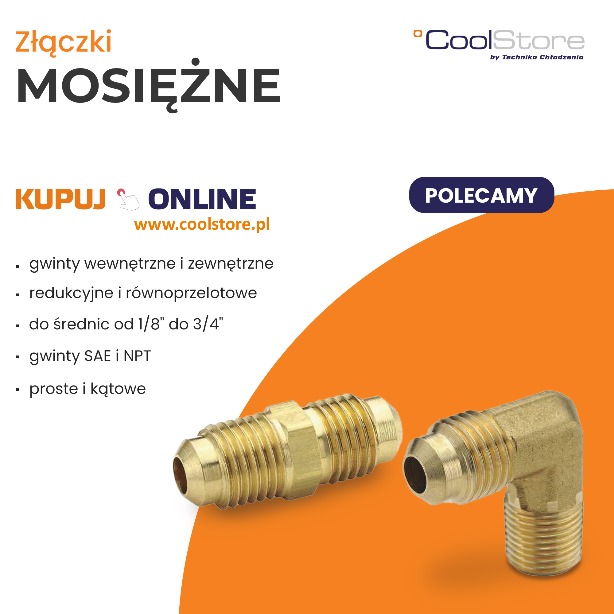 Złączki mosiężne