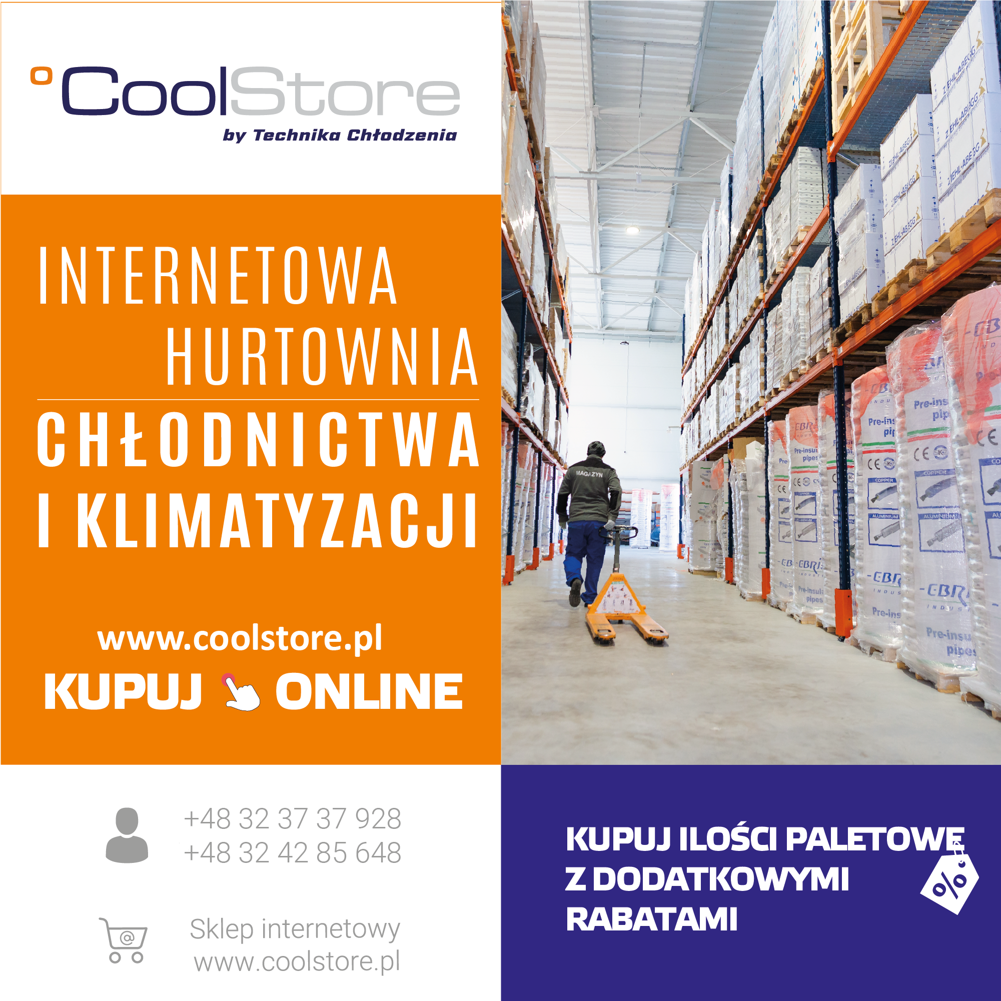 Kupuj ilości paletowe z dodatkowymi rabatami !
