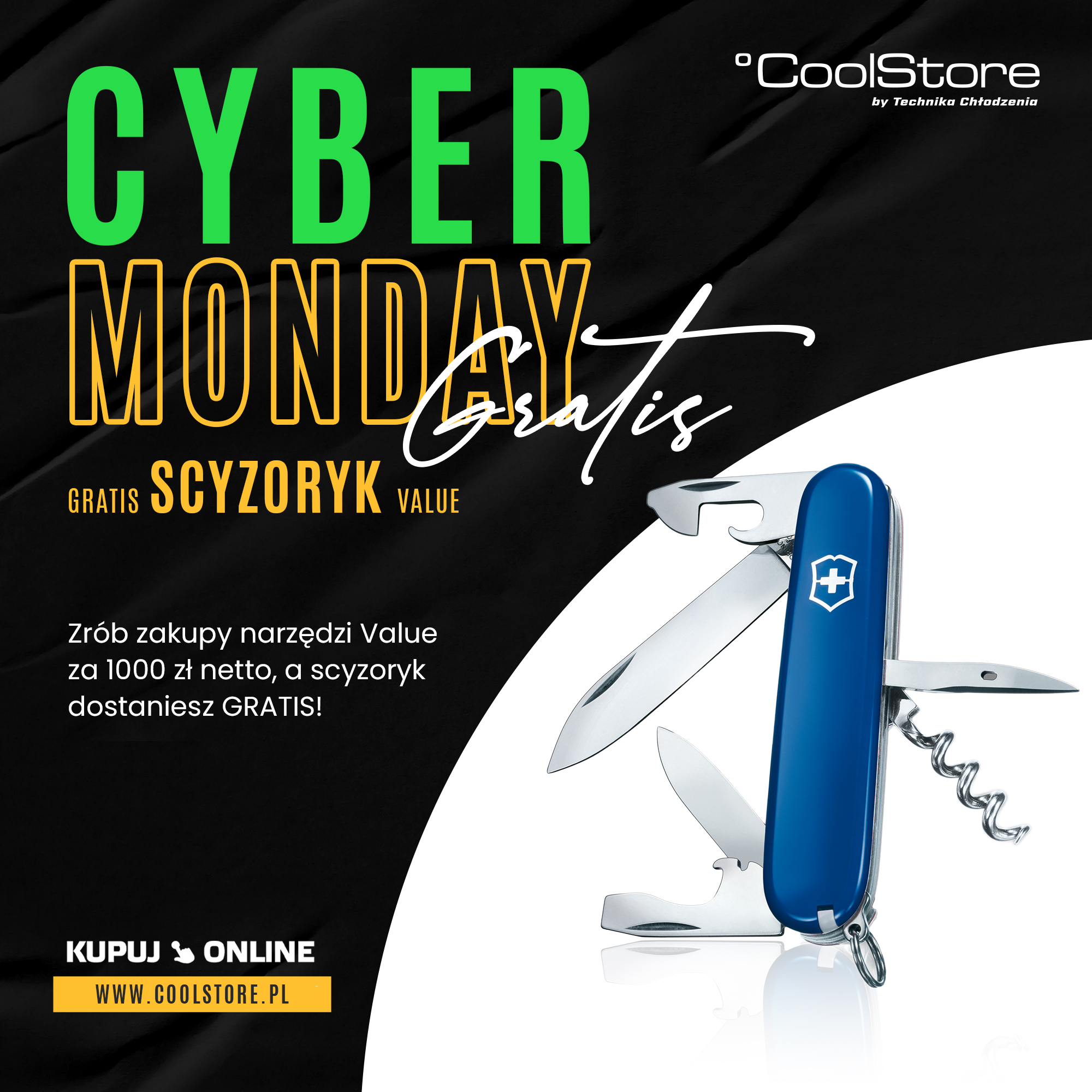 Zrób zakupy narzędzi Value za 1000 zł netto, a scyzoryk dostaniesz GRATIS !