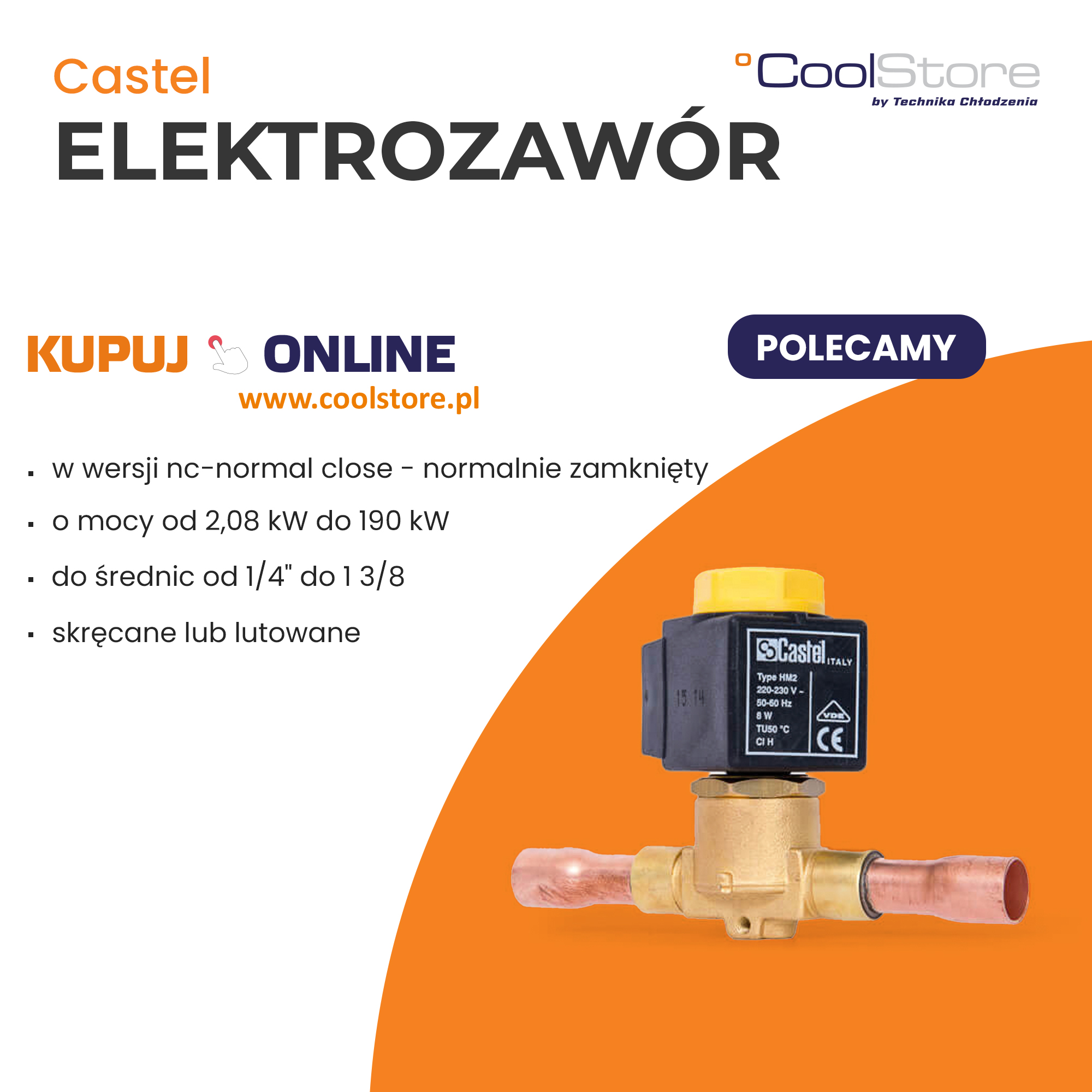 Elektrozawór Castel 