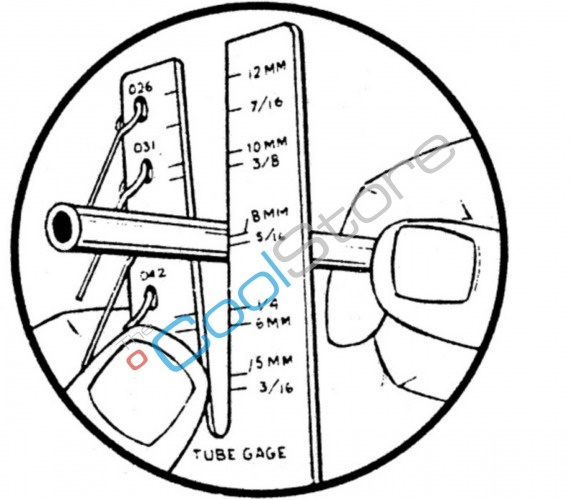 Capillary tube gauge REFCO 10971 CoolStore online store
