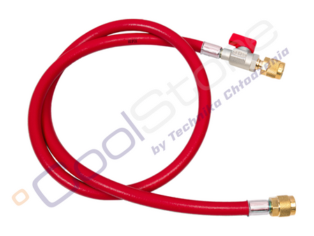 Hose with valve REFCO CA-CL-60-R (150 cm / 1/4" x 1/4")