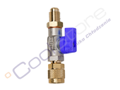 Zawór kulowy odcinający do węża serwisowego REFCO CA-1/4”SAE-B (1/4" x 1/4")