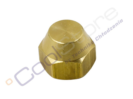 Flare cap brass 1/4"