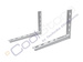 Wspornik spawany Rodigas MS304 620mm