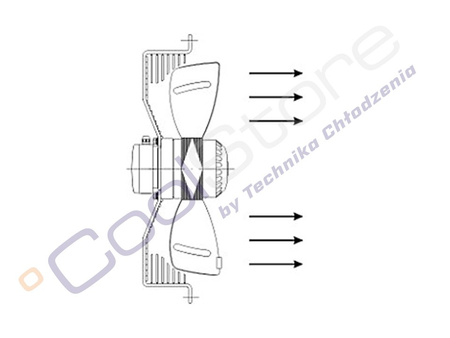 Olvent YWF4E-250B-P92/25-G 230V push fan
