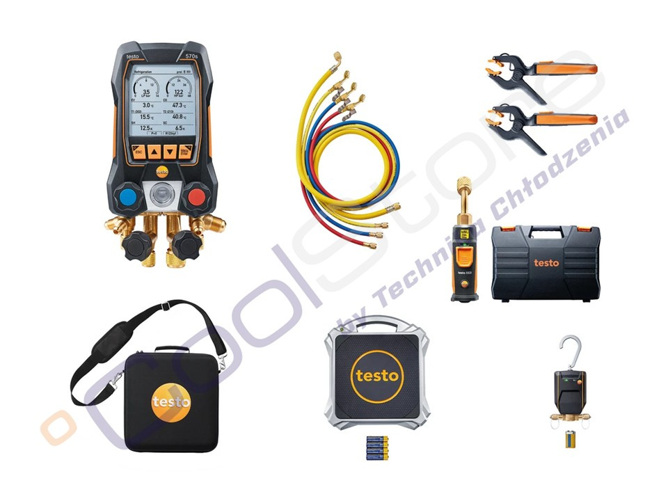 TESTO 570s - Profesjonalny zestaw do pomp ciepła 0564 5002