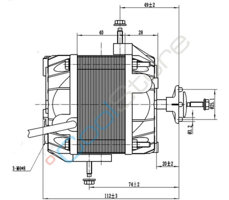 SAI - 25W fan motor
