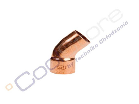 Copper Connection 35 [mm] 45° nipple