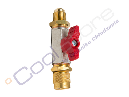 Ball valve REFCO CX-3/8”SAE-R (3/8" x 3/8")