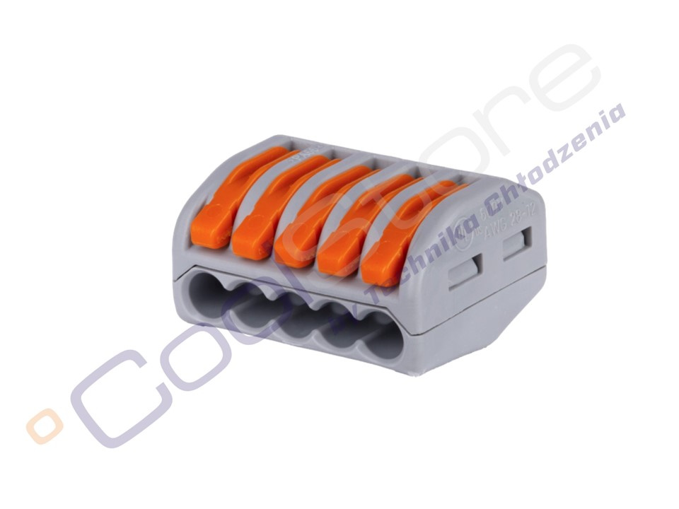 Quick coupler WAGO uni 5 x 0,08- 4 mm2