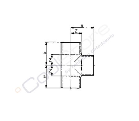 Copper Tee Connection 12 [mm] 