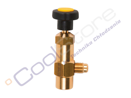 Zawór do butli z czynnikiem chłodniczym R600a i R290 REFCO 10612-2