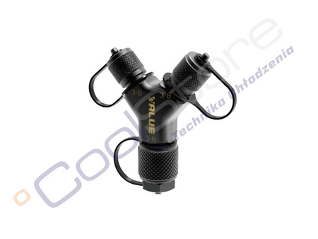 Złączka / trójnik do odzysku VALUE VRF1028 (2x 3/8"m x 3/8"f)