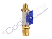 Zawór kulowy odcinający do węża serwisowego REFCO CX-3/8”SAE-B (3/8" x 3/8")