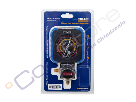 Pojedynczy manometr analogowy Value  VRM1-B-0803