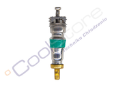 Valve core green with PTFE and HNBR flat seal REFCO A-31999G