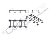 Modular mounting bracket FRAME-FOOT FF8