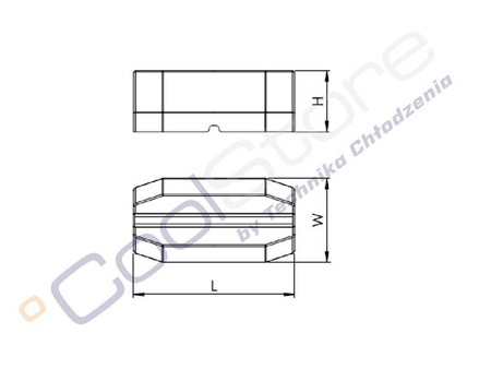 CASTEL ENGINEERING - Black Rubber Block 250mm RB25-0-NP (1 pc.)
