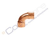 Łuk miedziany 3/8" 90° 
