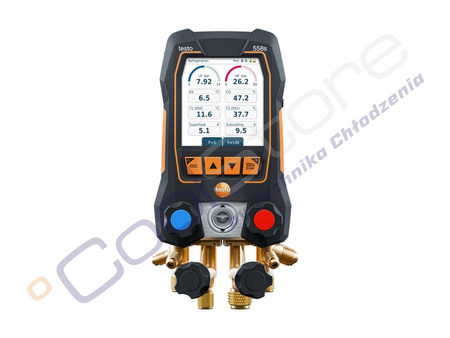 TESTO 558s zestaw Smart - Elektroniczna oprawa zaworowa 0564 5582