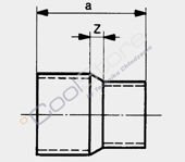 Mufa redukcyjna miedziana CU 12 x 06 [mm]
