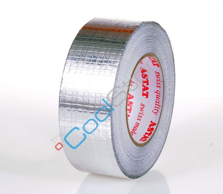 Taśma aluminiowa zbrojona do izolacji kanałów wentylacyjnych 50mm x 50m 