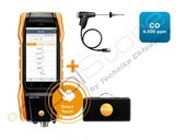Analizator spalin 300 next level TESTO 270564 3002 70 77 zestaw bez drukarki + zestaw TESTO SmartSond 915i i 510i