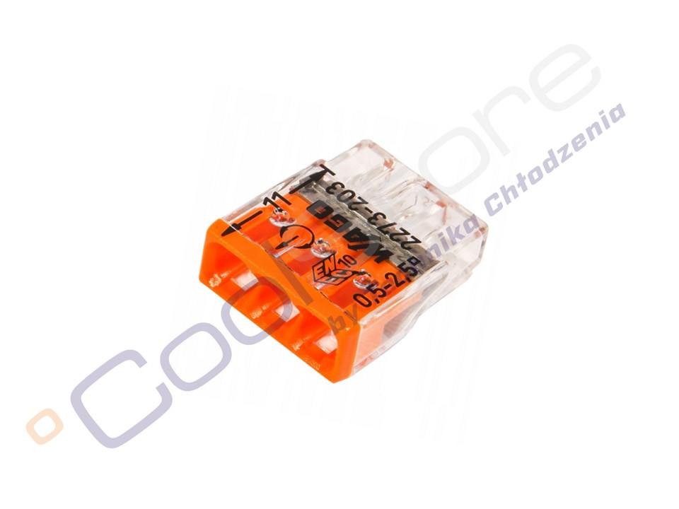 Quick coupler WAGO 3 X 0,5-2,5 mm2