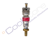 Valve core red with PTFE and neopren gasket REFCO A-31999R