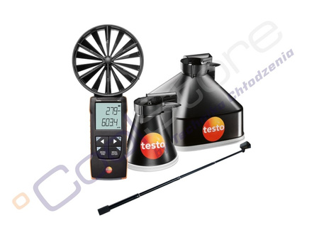 Set  Testo 417 – Vane Anemometer with Measurement Cones and Telescopic Rod 2700563 1417 01