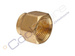 3/8“ SAE x ⌀1/4” Brass Reducing Nut