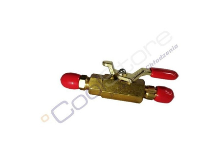 Zawór kulowy do węża serwisowego SHINEYEAR CH-15BV-SHA-R (1/4"SAE)