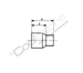 Nypel redukcyjny miedziany 16 x 12 [mm]