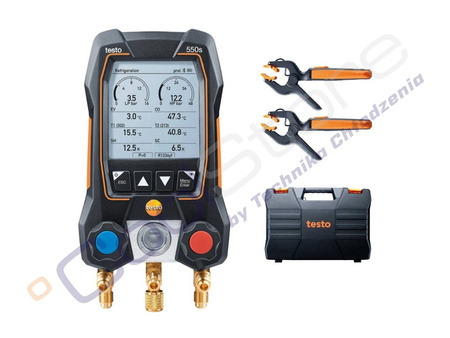 TESTO 550s zestaw Smart - Elektroniczna oprawa zaworowa 0564 5502