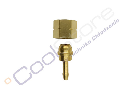 Hose nipple with cap nut propane 380/I/T4