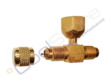 Trójnik 1/4 SAE M-F-M+  REFCO A-31852