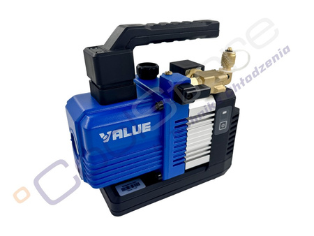 Pompa próżniowa akumulatorowa VALUE VRP-2DLi 56l z elektrozaworem + adapter Makita (wersja bez baterii, ładowarki i kufra) 