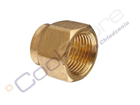 Flare nut brass 5/8 " SAE