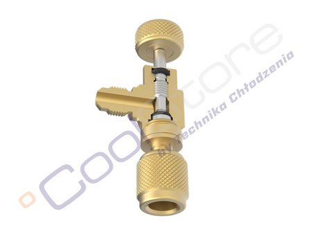 Service valve - access Value VVC-2 (1/4 "m x 5/16 "f)