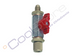 Zawór kulowy odcinający do węża serwisowego REFCO CX-1/4"-R (1/4" x 1/4")