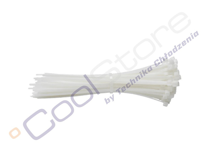  Cable tie 300 X 4,8 white, 100 pc