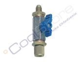 Zawór kulowy odcinający do węża serwisowego REFCO CX-1/4"-B (1/4" x 1/4")