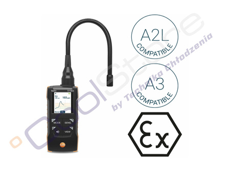 TESTO 515 EX - Wykrywacz nieszczelności do czynników chłodniczych z 2  sensorami + ATEX 0563 0515