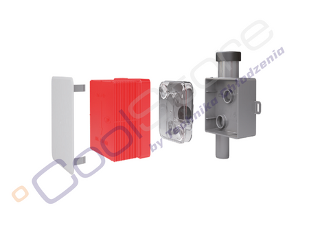 Flush-mounted  siphon  with a ball -  dry siphon