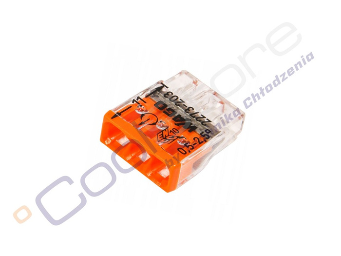 Quick coupler WAGO 3 X 0,5-2,5 mm2