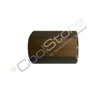 Złączka mosiężna 1/2" SAE f x 1/2" SAE f