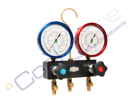 Zestaw manometrów mechanicznych REFCO M2-3-DELUXE-DS-R744-TC (CO2)