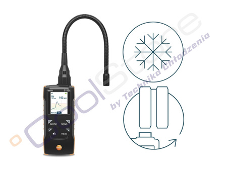 TESTO 515 EX - Wykrywacz nieszczelności do czynników chłodniczych z 1 sensorem + ATEX 0563 2515