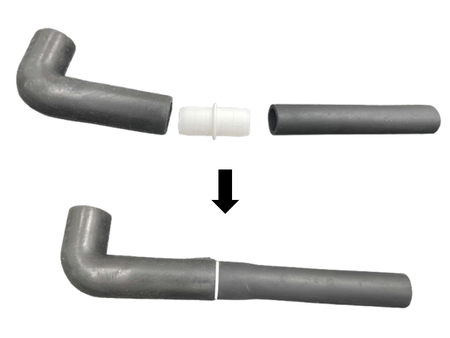 Nipple fitting for condensate pump 16mm (Y1616)